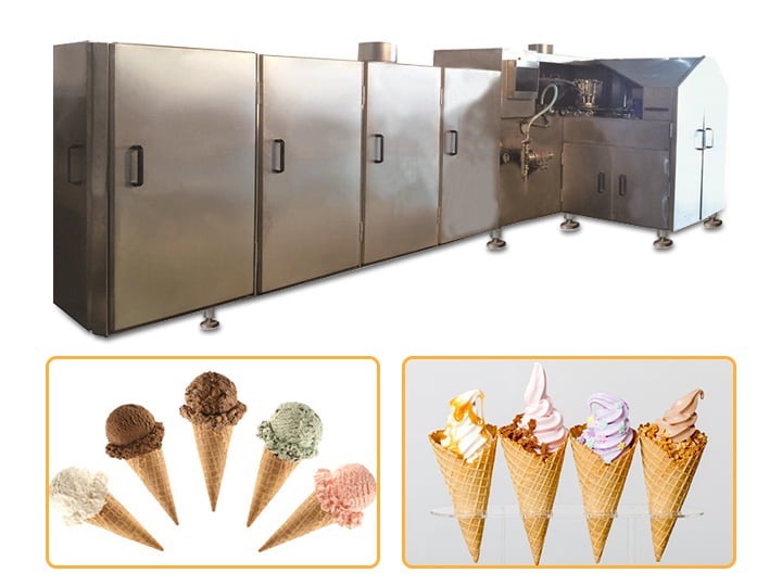 sugar cone baking machine 甜筒烘烤机