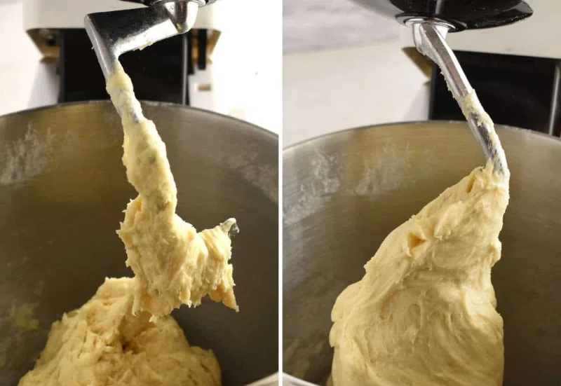 how to knead dough in mixer 如何用搅拌机揉面团